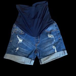 Song Maternity Jean Shorts M